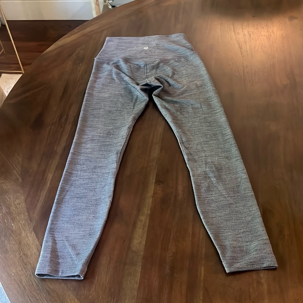 Grey Lululemon leggings size 2